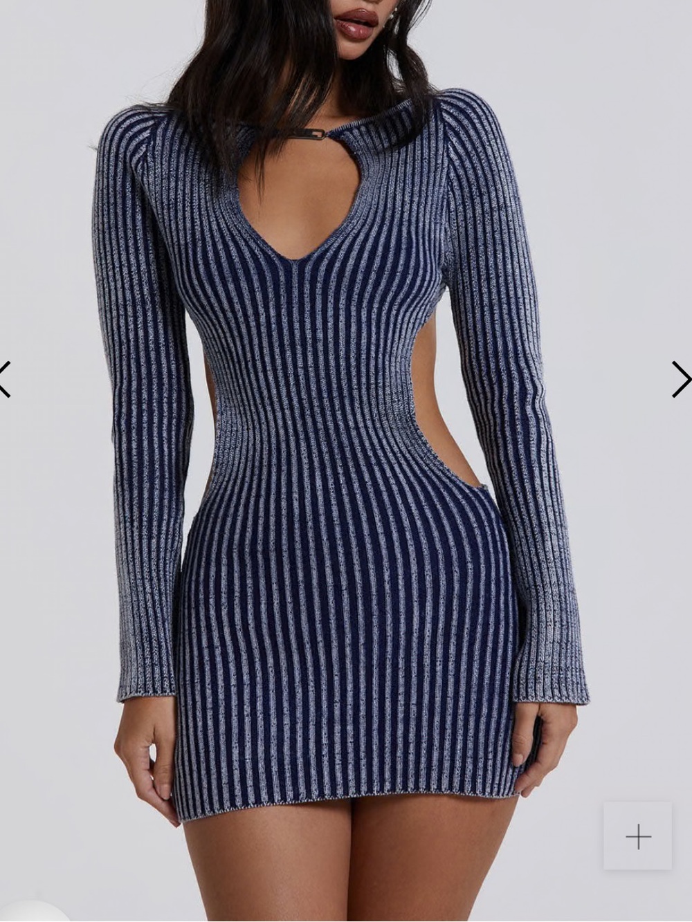 Jaded London Tribeca Backless Mini Dress Size M